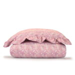 Σετ κλινοσκεπάσματα με Βολάν Vintage Pink  140x200cm  Luletto - Image 2