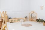 Kρεβάτι Παιδικό Montessori  Mila CP  με κάγκελα  σε Φυσικό  Ξύλο  120×200cm  Adeko - Image 10
