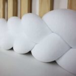 Πάντα  πλεξούδα Διπλή Velvet  White  400x15cm  Luletto - Image 3