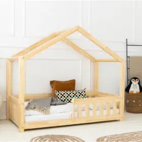 Παιδικό κρεβάτι Montessori Mila RMP 140x200cm φυσικό ξύλο