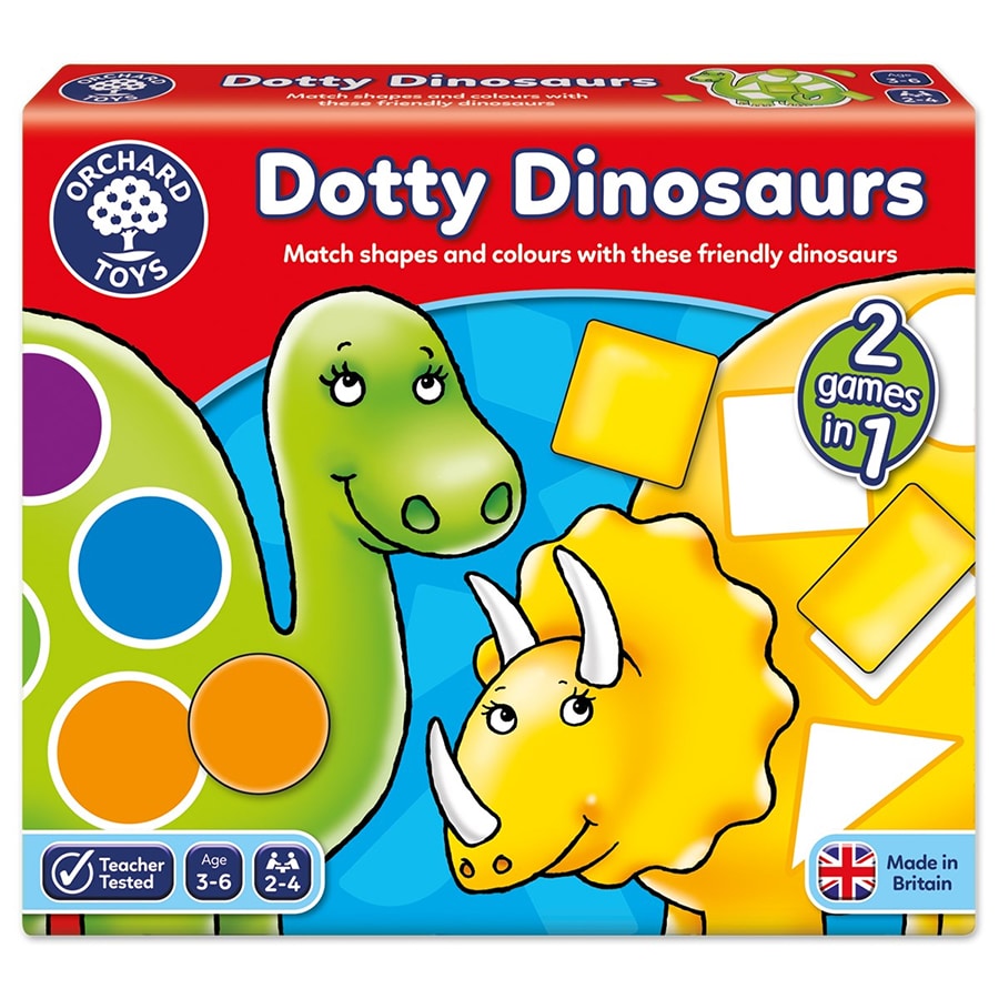 1 Dotty Dinosaurs Game ORCH062 Orchard Toys - Image 1