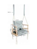 Κούνια Εσωτερικού Χώρου 3 σε 1 Grey H18026 Kruzzel - Image 5