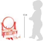 Ρετρό Τραπέζι Μακιγιάζ με Καθρέφτη 11409 Small Foot - Image 5