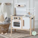 Ξύλινη παιδική κουζίνα Atmosphera 174133: παιχνίδι ρόλων για παιδιά.