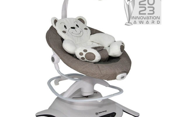 Ρηλάξ κούνια Bebe Stars IMAGINE 2IN1 BROWN, ηλεκτρικό, με αρκουδάκι