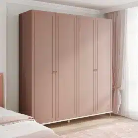 Παιδική ντουλάπα 4φυλλη ELEGANCE