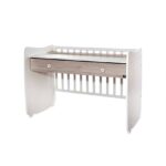 Βρεφικό κρεβάτι DREAM  60x120εκ. White & Light Oak 10150420045A  Lorelli (Δώρο Πάντα Προστασίας) - Image 6