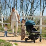 Ελαφρύ καρότσι μωρού MINORI Opal Green με ποδόσακο Lorelli