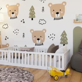 Κρεβάτι  Montessori Kids με Πορτούλα White  90x200cm  BC50047W  BabyCute