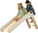 Αναδιπλούμενη ξύλινη τσουλήθρα Montessori BabyWood για παιδιά