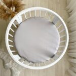 Κατωσέντονο Smart Bed Grey με λάστιχο για Round/Oval Ingvart