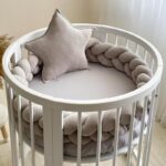 Κατωσέντονο Smart Bed 9 in 1 Round/Oval Ingvart Grey