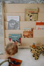 Βιβλιοθήκη Montessori Slim Medium Natural BabyWood