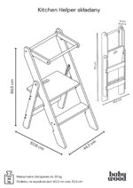 Αναδιπλούμενος Πύργος Εκμάθησης  Olive BabyWood - Image 8