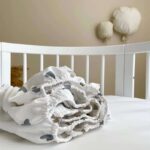 Κατωσέντονο Μικρό με λάστιχο Grey Hearts για Smart Bed 9 in 1 Round/Oval Ingvart - Image 4