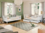 Κουκέτα  Monika Fast με Συρτάρια από μασίφ ξύλο White 90×200cm (Δώρο 10% Έκπτωση στα Στρώματα) - Image 2
