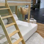 Κουκέτα  Sofino με πτυσσόμενο Καναπέ-Κρεβάτι από μασίφ ξύλο Dark Chocolate  90x200/140x200cm (Δώρο 10% Έκπτωση στο Στρώμα) - Image 5