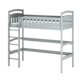 Υπερυψωμένο Κρεβάτι Mia από μασίφ ξύλο