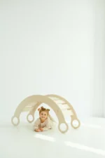 Montessori ξύλινη τραμπάλα Natural 100cm BabyWood