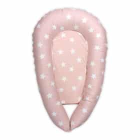 Μαξιλάρι θηλασμού φωλιά 3in1 Pink Stars Lorelli