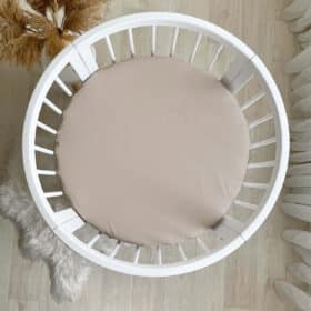 Κατωσέντονο Cappuccino με λάστιχο για Smart Bed Round/Oval Ingvart