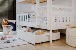 Κουκέτα  Monika Fast με Συρτάρια από μασίφ ξύλο White 90×200cm (Δώρο 10% Έκπτωση στα Στρώματα) - Image 15