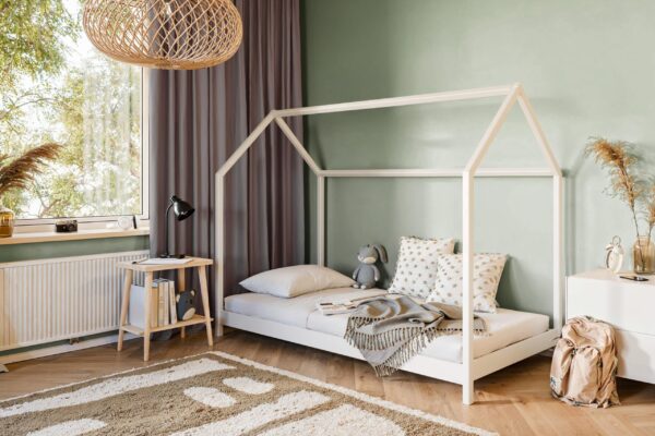 Kρεβάτι Σπιτάκι Montessori Lucky από μασίφ ξύλο