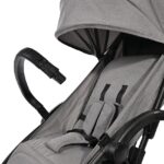 Γκρι καρότσι Lorelli QUICK AUTOMATIC με ζώνες ασφαλείας.