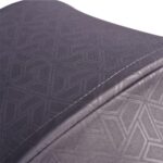 Γκρι ύφασμα με γεωμετρικό μοτίβο, λεπτομέρεια