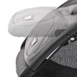 Καρότσι Lorelli QUICK AUTOMATIC Black: Ρυθμιζόμενη πλάτη για άνεση.