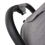 Καρότσι Lorelli Quick Automatic Black: Λαβή με δερμάτινη επένδυση.