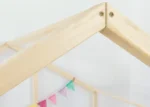 Ξύλινο κρεβάτι σπιτάκι Montessori για παιδιά, 90x200cm