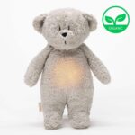 Επαναφορτιζόμενο βοήθημα ύπνου με αισθητήρα κλάματος από οργανικό βαμβάκι χρώμα Gray Bear M-GRN Moonie - Image 3