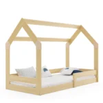 Παιδικό κρεβάτι Montessori Domek 1 Natural 80x160cm