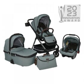 Πολυκαρότσι Nammos 3in1 Ocean Bebe Stars: καρότσι, port-bebe, κάθισμα αυτοκινήτου.
