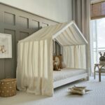 Κουρτίνα οροφής House Bed Vanilla Luletto για παιδικό υπνοδωμάτιο