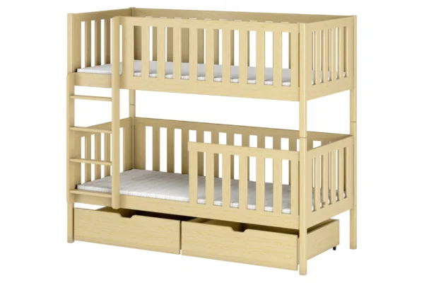 Κουκέτα Michalina με Κάγκελα 41,5cm & Συρτάρια από μασίφ ξύλο