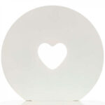 Λευκή διακοσμητική καρδιά Atmosphera, παιδική καρέκλα Maela