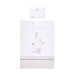 Σετ σεντόνια κούνιας Lorelli Little Rubbits Grey 3 τεμαχίων