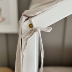 Κούνια Home Kivotos oniron με αστέρια και φιόγκο.