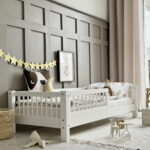 Κρεβάτι Καναπές Basic με Κάγκελα  23cm σε Λευκό Χρώμα  Ξύλου  90×190cm  Luletto (Δώρο 10% έκπτωση στο Στρώμα) - Image 3