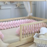 Πάντα πλεξούδα Luletto Velvet Light Pink 400x20cm