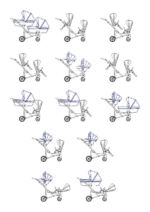 Πολυκαρότσι Διδύμων  BRAV Duo 3 in 1 Black Kunert - Image 33