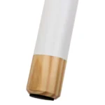 Παιδικό σκαμπό 127143B Atmosphera με ξύλινα πόδια και λευκό άνω μέρος