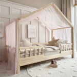 Κουρτίνα Οροφής House Bed  Pink Voile  Luletto - Image 3