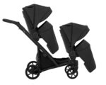 Πολυκαρότσι Διδύμων IVENTO Duo 3 in 1 Eco Black Kunert: Διπλό καρότσι, μαύρο.