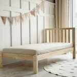 Κρεβάτι  Simple Plotek  σε Φυσικό  Ξύλο  120×200cm  Luletto (Δώρο 10% έκπτωση στο Στρώμα)