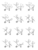 Πολυκαρότσι Διδύμων IVENTO Duo 3 in 1 Caramel Macchiato Kunert