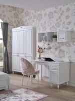 Γραφείο Juliette White 21503 Kupa: Λευκό γραφείο για το παιδικό δωμάτιο.