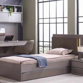 Κρεβάτι ημίδιπλο 120x200cm Shadow 21812 Kupa